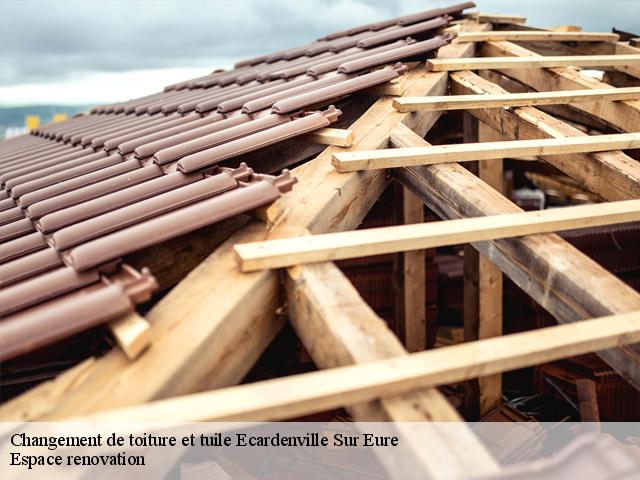 Changement de toiture et tuile  ecardenville-sur-eure-27490 Espace renovation